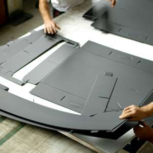 separating cut fluteboard trays