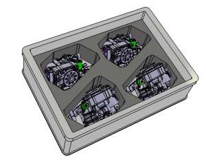 foam tray suction housing