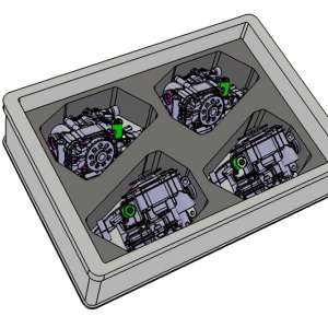 foam tray suction housing