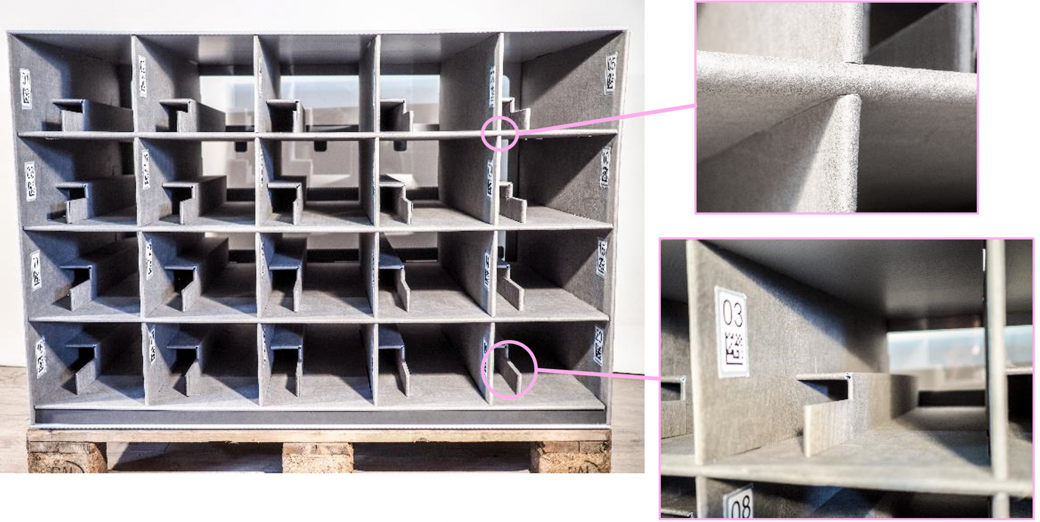 line feeding shelf detail