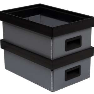 tara box medium mit umlaufenden Stapelrand