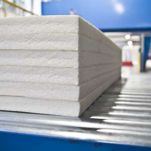 foam blocks stacked for cutting