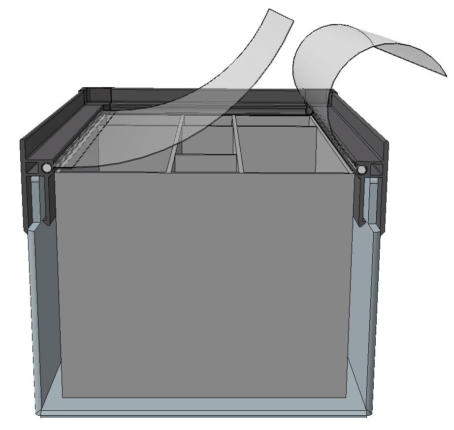 Keder Box CAD Ansicht