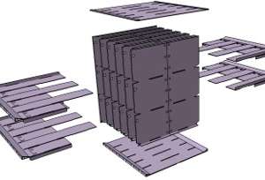 Bandanstellung Shelf CAD Modell
